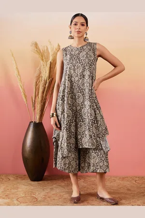 Paisley Printed Regular Kurta with Palazzos