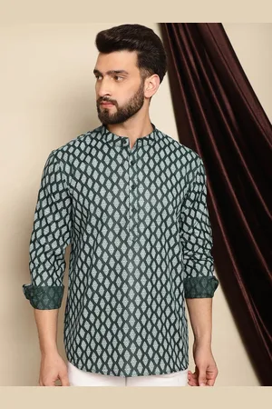 Ethnic Motifs Printed Thread Work Kurta