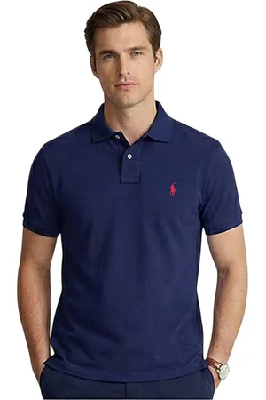 Men Classic Fit Logo Polo